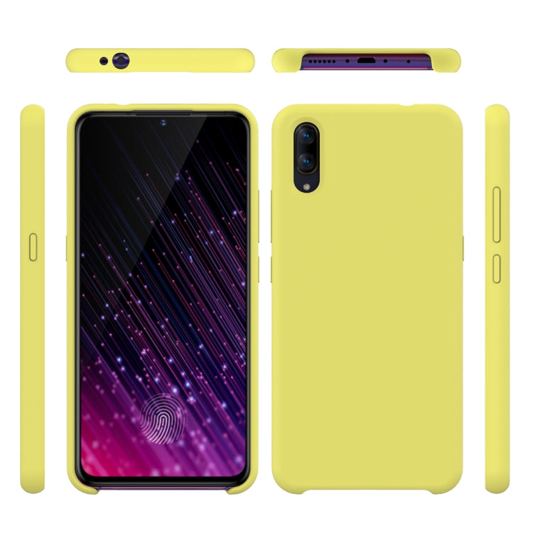 Solid Color Liquid Silicone Dropproof Protective Case for VIVO X23
