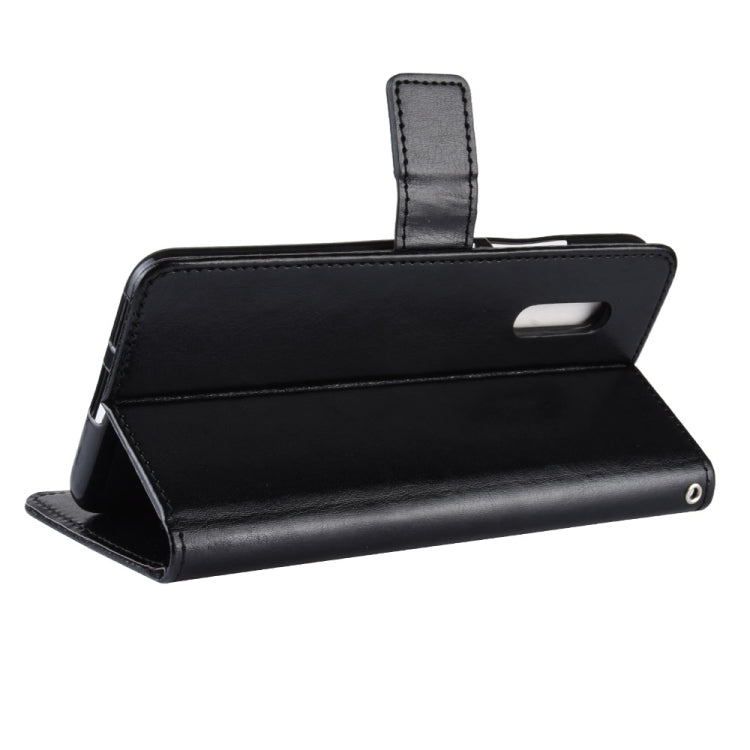 Retro Crazy Horse Texture Horizontal Flip Leather Case for VIVO V15 Pro, with Holder & Card Slots & Photo Frame