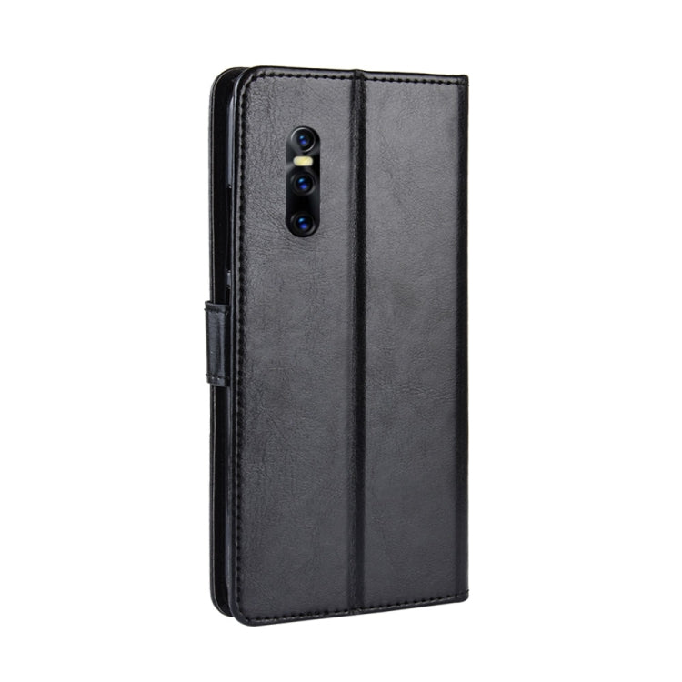 Retro Crazy Horse Texture Horizontal Flip Leather Case for VIVO V15 Pro, with Holder & Card Slots & Photo Frame