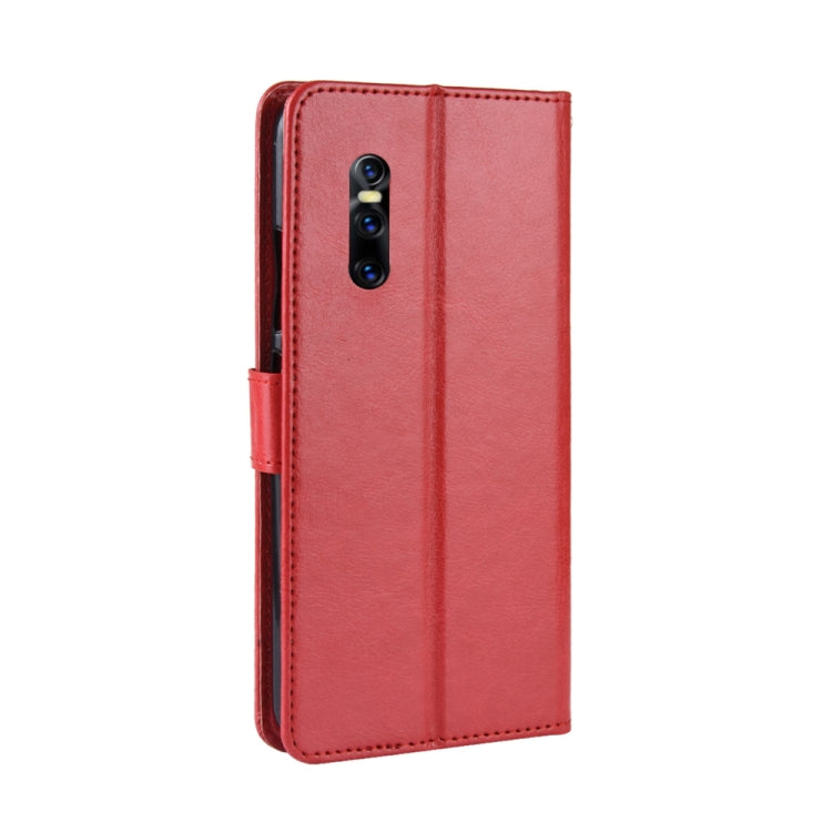 Retro Crazy Horse Texture Horizontal Flip Leather Case for VIVO V15 Pro, with Holder & Card Slots & Photo Frame