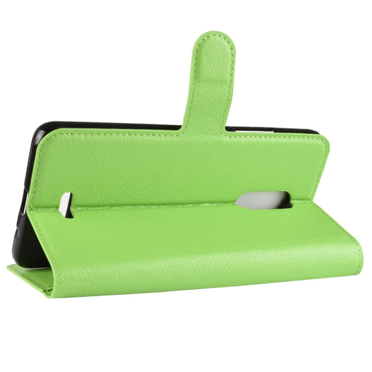 For Alcatel 3C Litchi Texture Horizontal Flip Leather Case with Wallet & Holder & Card Slots