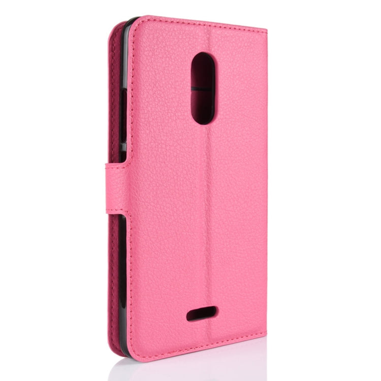 For Alcatel 3C Litchi Texture Horizontal Flip Leather Case with Wallet & Holder & Card Slots