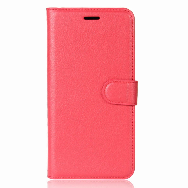 For Alcatel 3C Litchi Texture Horizontal Flip Leather Case with Wallet & Holder & Card Slots