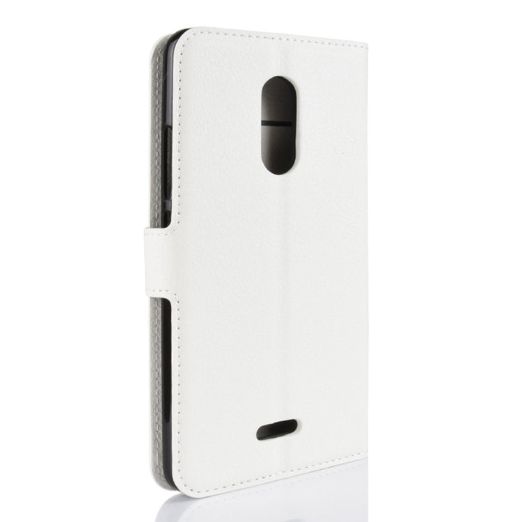For Alcatel 3C Litchi Texture Horizontal Flip Leather Case with Wallet & Holder & Card Slots