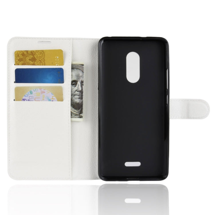 For Alcatel 3C Litchi Texture Horizontal Flip Leather Case with Wallet & Holder & Card Slots