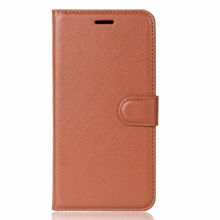 For Alcatel 3C Litchi Texture Horizontal Flip Leather Case with Wallet & Holder & Card Slots