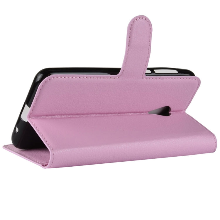 Litchi Texture Horizontal Flip Leather Case for Alcatel 1X, with Wallet & Holder & Card Slots