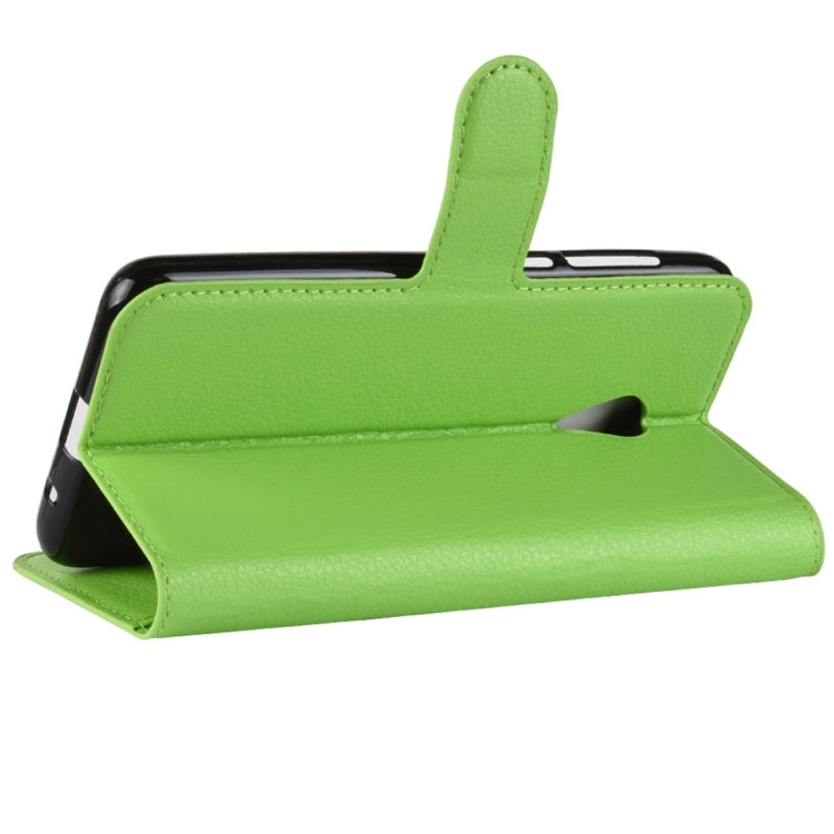 Litchi Texture Horizontal Flip Leather Case for Alcatel 1X, with Wallet & Holder & Card Slots