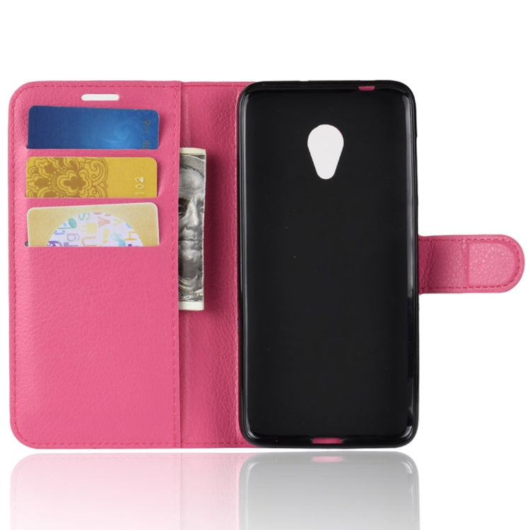 Litchi Texture Horizontal Flip Leather Case for Alcatel 1X, with Wallet & Holder & Card Slots