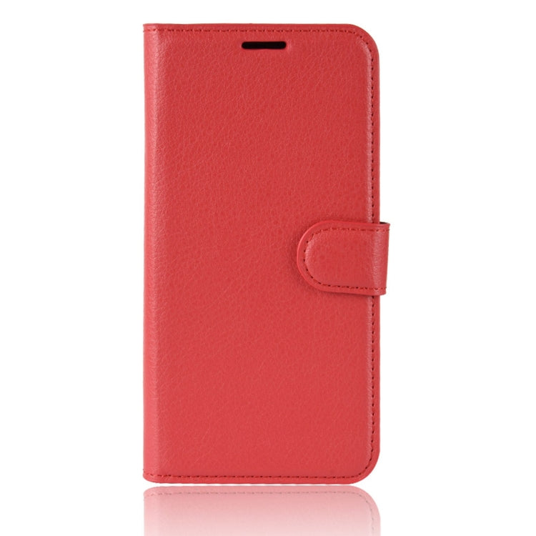 Litchi Texture Horizontal Flip Leather Case for Alcatel 1X, with Wallet & Holder & Card Slots