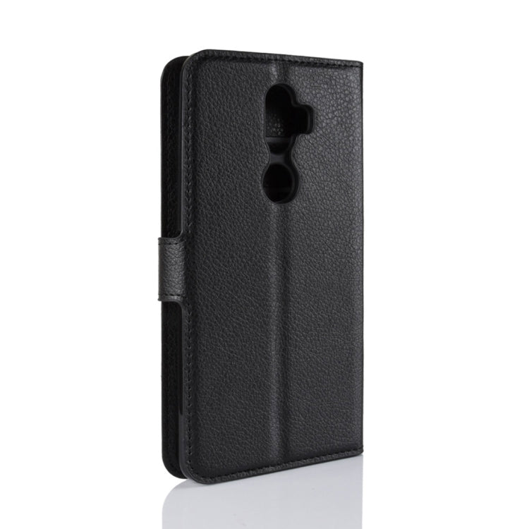 Litchi Texture Horizontal Flip Leather Case for Alcatel 3V, with Wallet & Holder & Card Slots