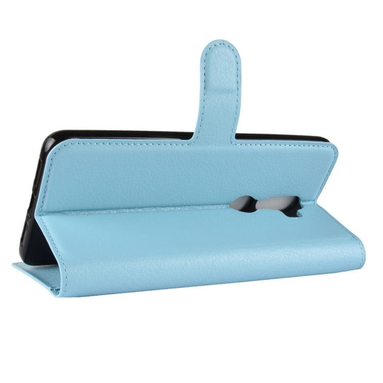 Litchi Texture Horizontal Flip Leather Case for Alcatel 3V, with Wallet & Holder & Card Slots