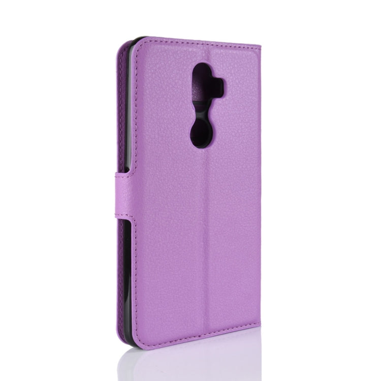 Litchi Texture Horizontal Flip Leather Case for Alcatel 3V, with Wallet & Holder & Card Slots