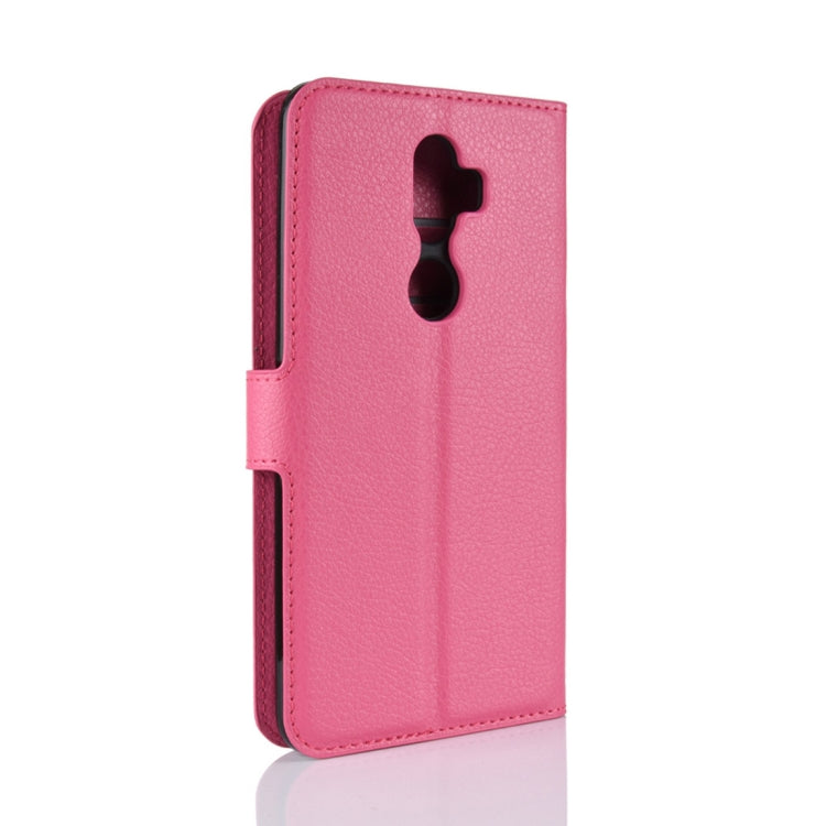 Litchi Texture Horizontal Flip Leather Case for Alcatel 3V, with Wallet & Holder & Card Slots