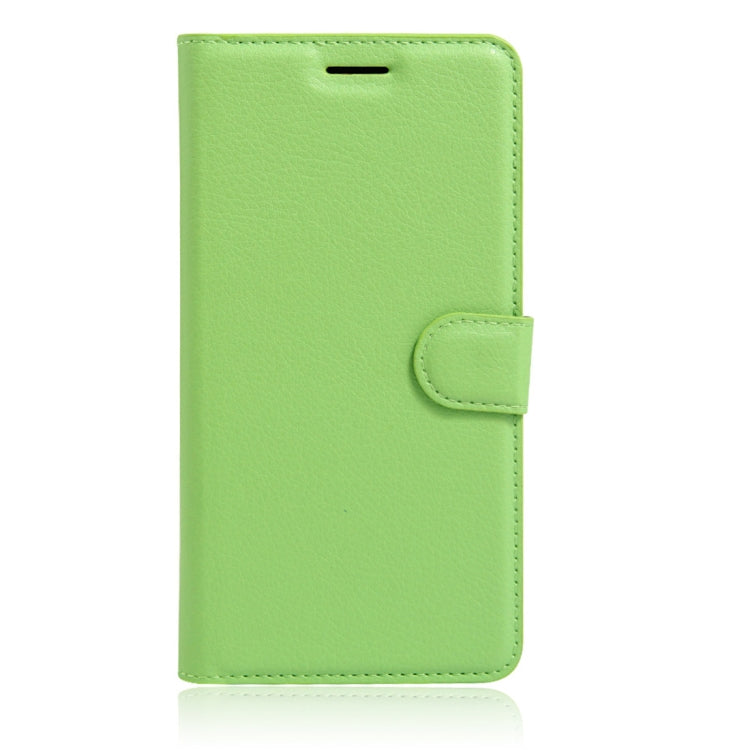 Litchi Texture Horizontal Flip Leather Case for Alcatel Pixi 4 6.0 (3G), with Wallet & Holder & Card Slots