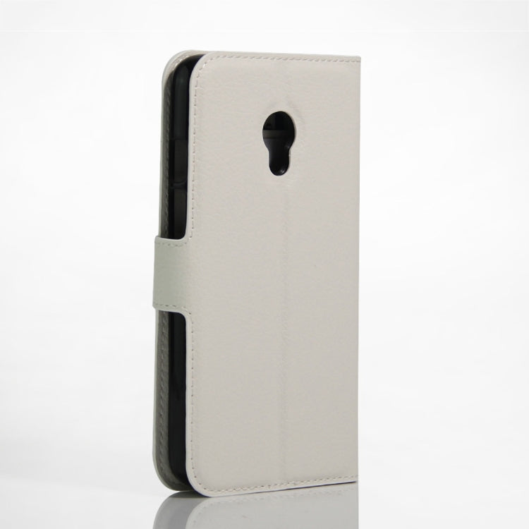 Litchi Texture Horizontal Flip Leather Case for Alcatel Pixi 4 (5) OT5045X, with Wallet & Holder & Card Slots