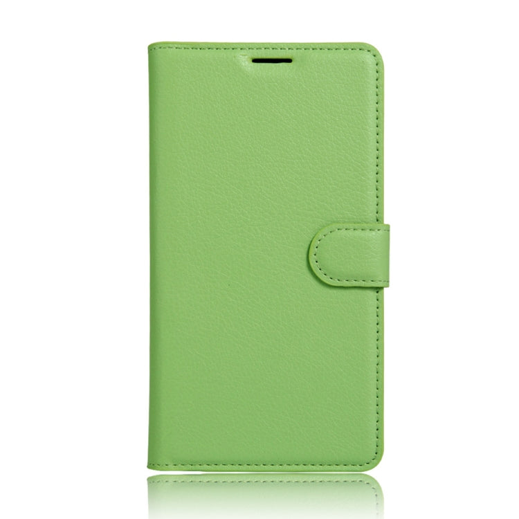 Litchi Texture Horizontal Flip Leather Case for Alcatel Pixi 4 6.0 (4G), with Wallet & Holder & Card Slots