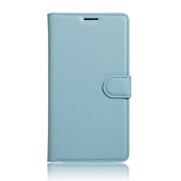 Litchi Texture Horizontal Flip Leather Case for Alcatel Pixi 4 6.0 (4G), with Wallet & Holder & Card Slots