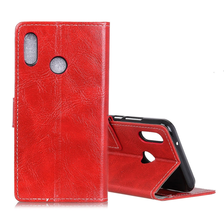 CUBOT Retro Crazy Horse Texture Horizontal Flip Leather Case for CUBOT X19, with Holder & Card Slots & Photo Frame