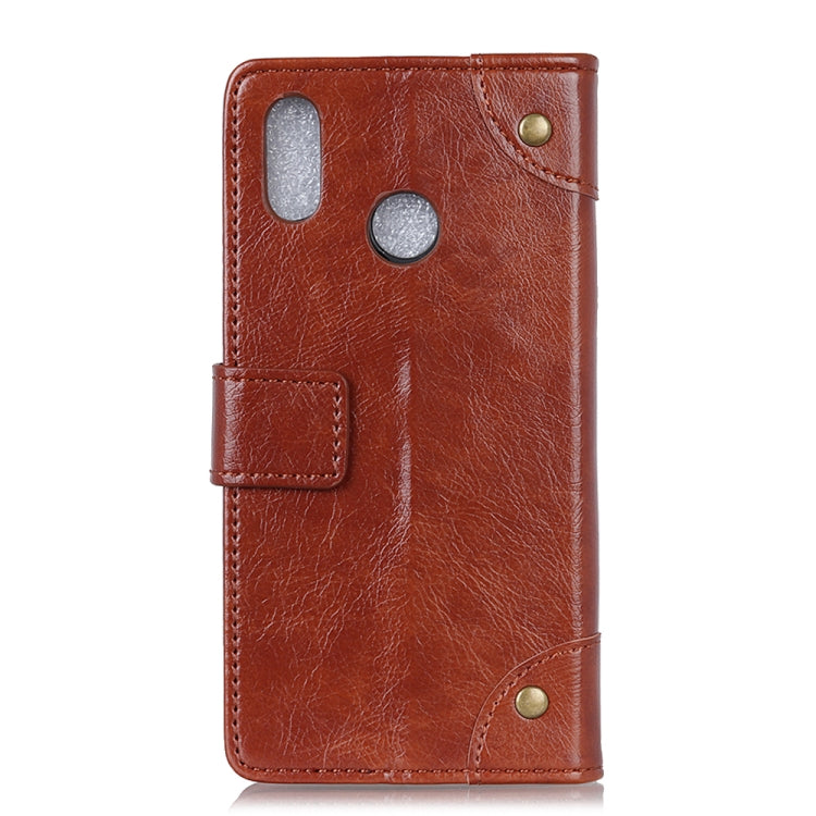 CUBOT Copper Buckle Nappa Texture Horizontal Flip Leather Case for CUBOT X19, with Holder & Card Slots & Wallet
