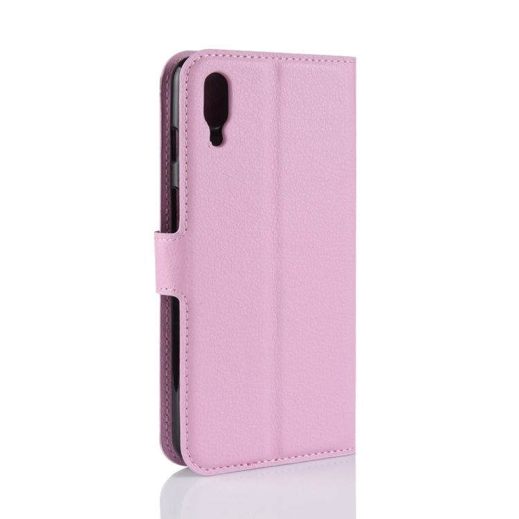 Litchi Texture Horizontal Flip Leather Case for Meizu Meilan E3, with Wallet & Holder & Card Slots