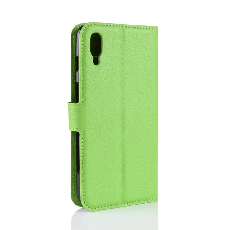 Litchi Texture Horizontal Flip Leather Case for Meizu Meilan E3, with Wallet & Holder & Card Slots