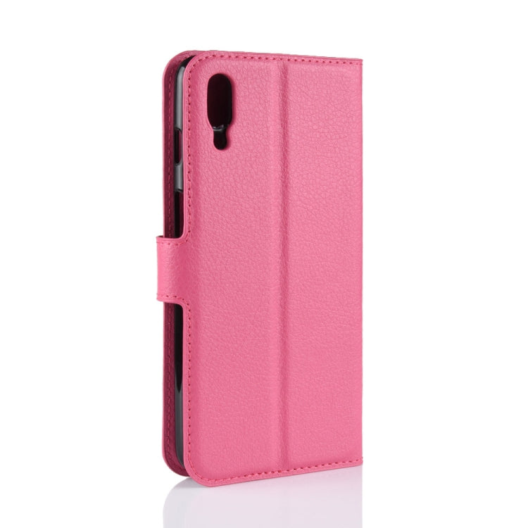 Litchi Texture Horizontal Flip Leather Case for Meizu Meilan E3, with Wallet & Holder & Card Slots