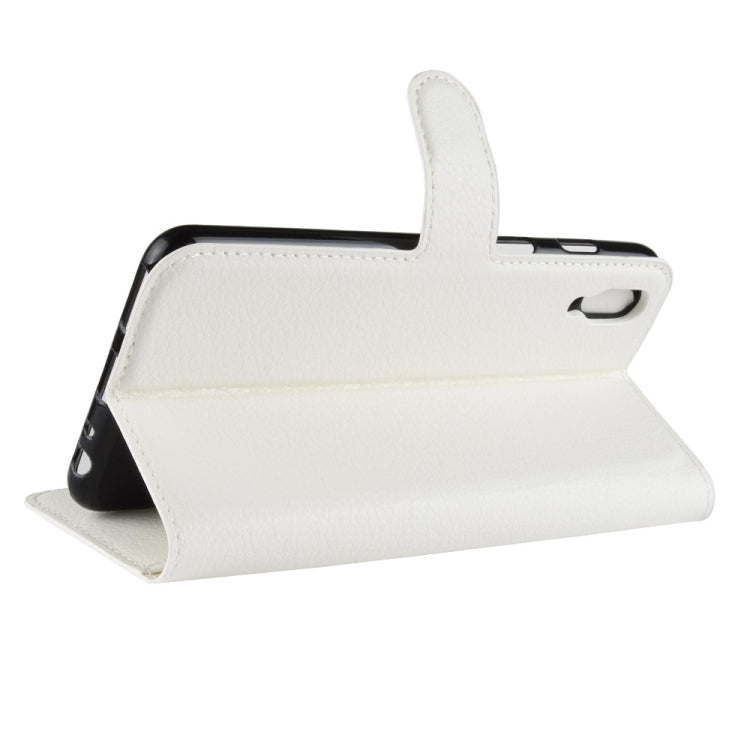 Litchi Texture Horizontal Flip Leather Case for Meizu Meilan E3, with Wallet & Holder & Card Slots