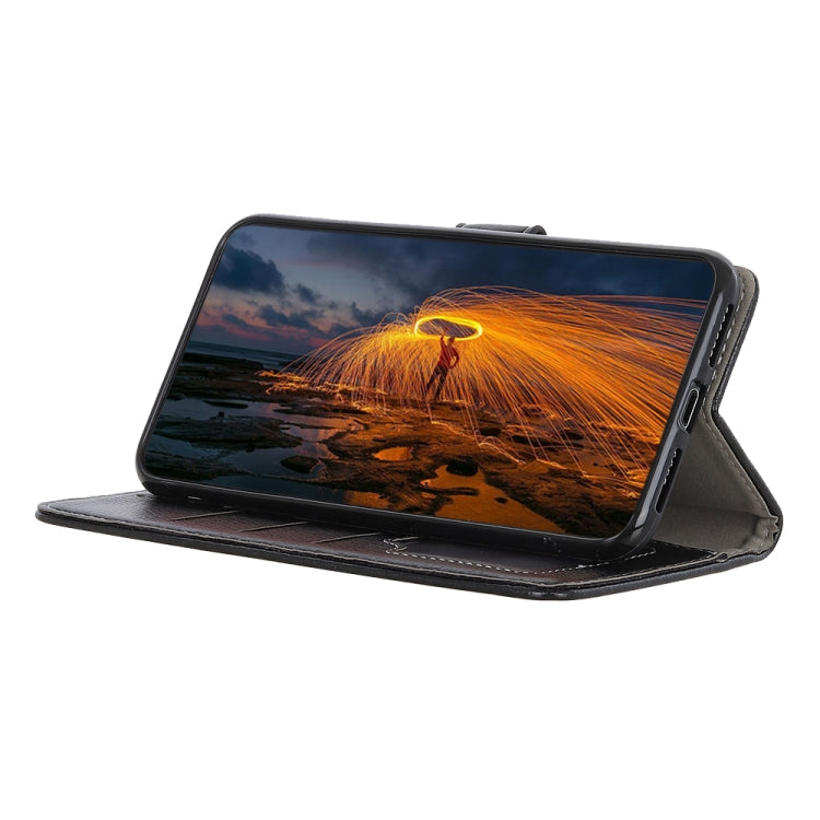 Litchi Texture Horizontal Flip Leather