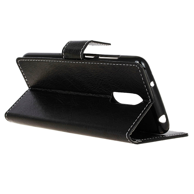 Retro Crazy Horse Texture Horizontal Flip Leather Case for Alcatel 1C, with Holder & Card Slots & Photo Frame