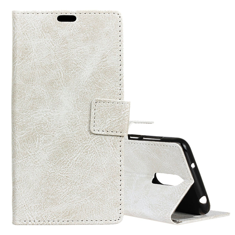 Retro Crazy Horse Texture Horizontal Flip Leather Case for Alcatel 1C, with Holder & Card Slots & Photo Frame
