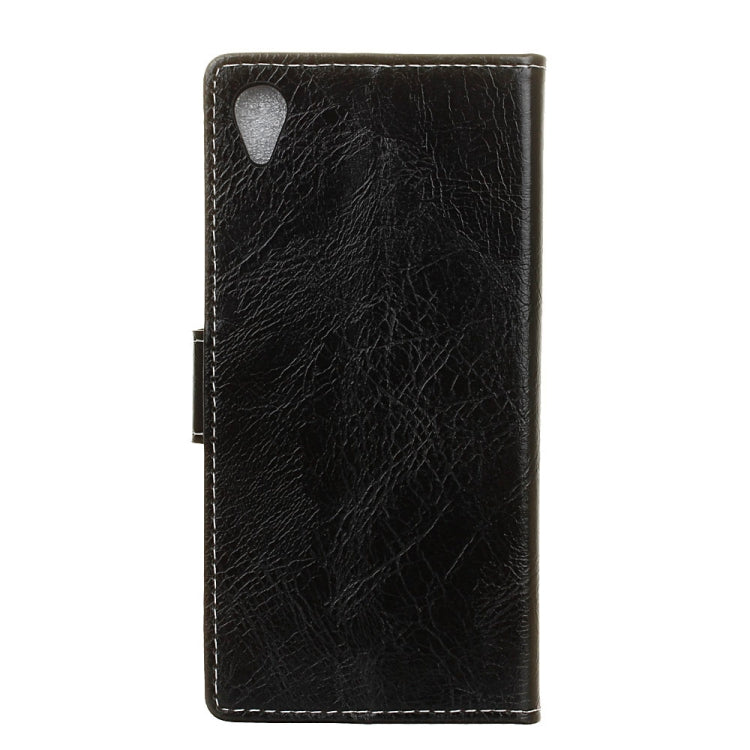 Retro Crazy Horse Texture Horizontal Flip Leather Case for Alcatel 1 / Vodafone Smart E9, with Holder & Card Slots & Photo Frame