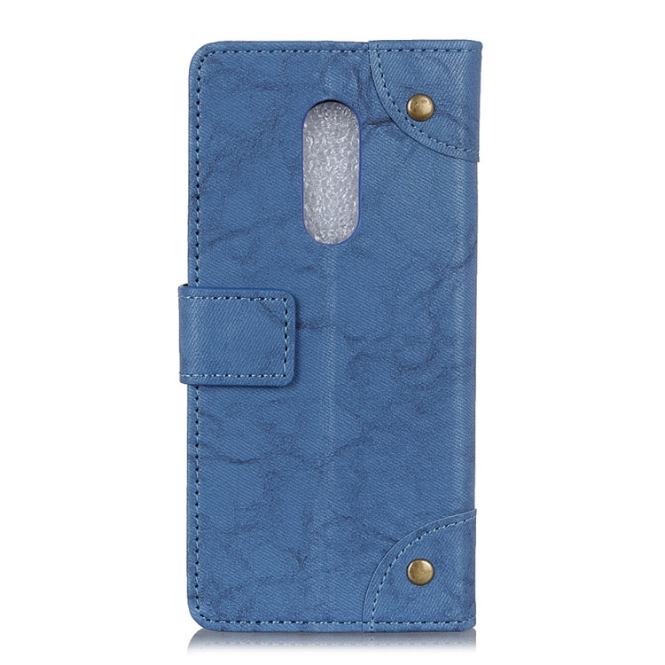 Copper Buckle Retro Crazy Horse Texture Horizontal Flip Leather Case for Alcatel 1C, with Holder & Card Slots & Wallet
