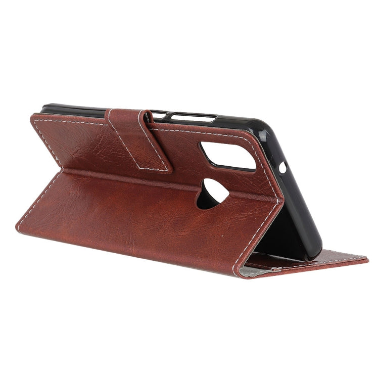 Retro Crazy Horse Texture Horizontal Flip Leather Case for BQ Aquaris X2 / X2 Pro, with Holder & Card Slots & Wallet & Photo Frame