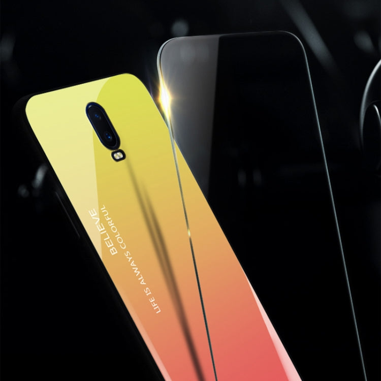 Gradient Color Glass Case for OnePlus 6T