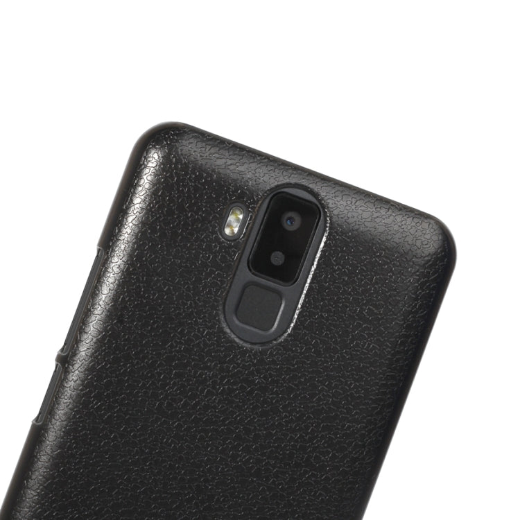 OCUBE for Vernee X (MPH0150) Lichi Texture PC Protective Back Cover Case(Grey)