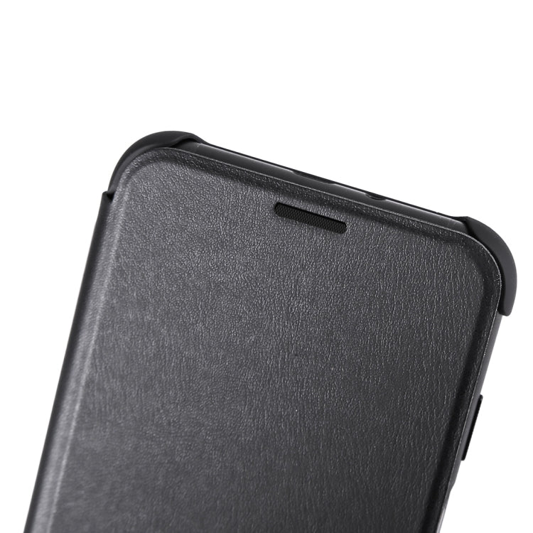 Horizontal Flip Leather Case for Doogee X55(Black)