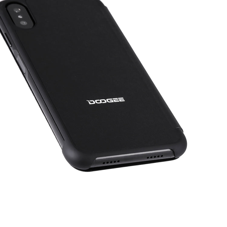 Horizontal Flip Leather Case for Doogee X55(Black)