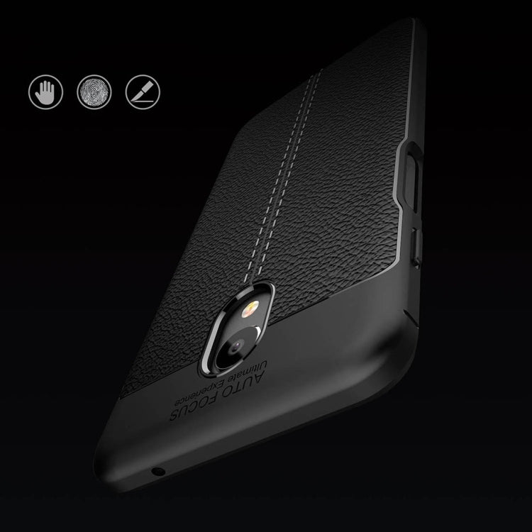 For Meizu Meilan S6 Litchi Texture Anti-slip Soft TPU Protective Back Cover Case