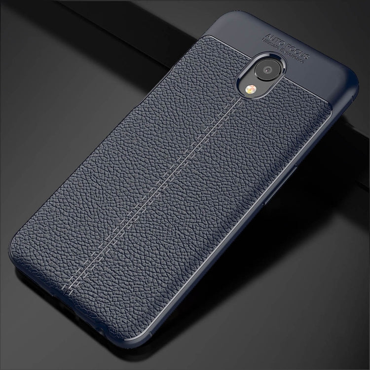 For Meizu Meilan S6 Litchi Texture Anti-slip Soft TPU Protective Back Cover Case