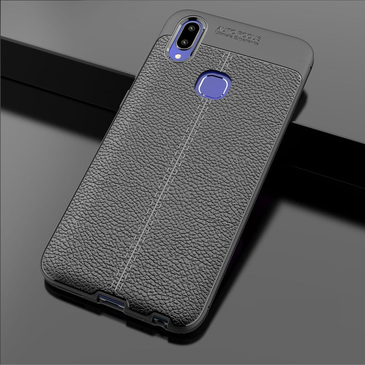 Litchi Texture TPU Shockproof Case for vivo V11i