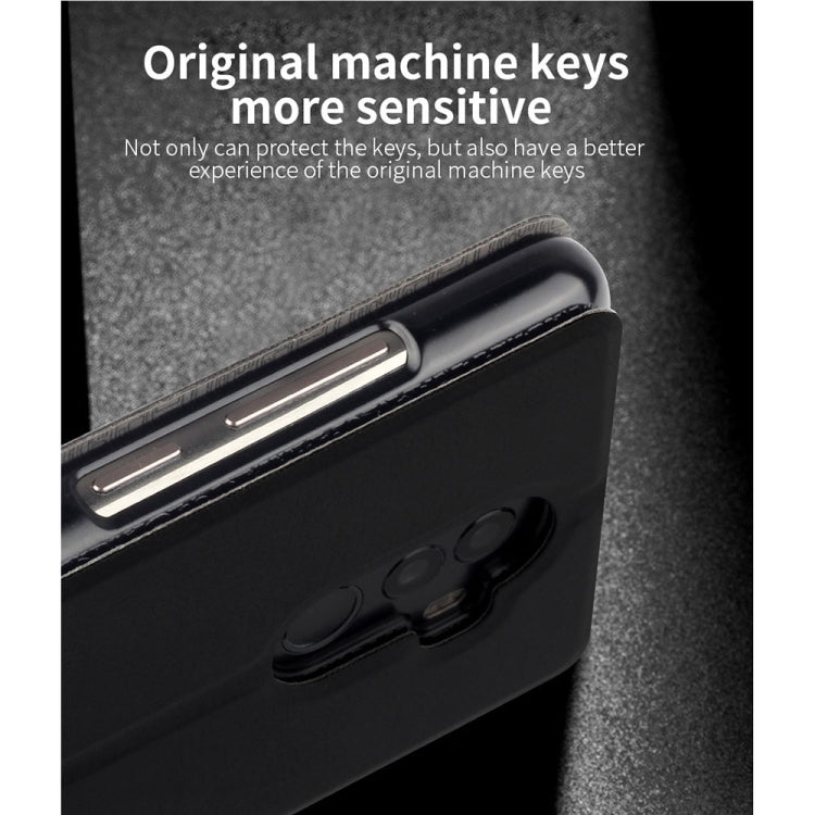 Litchi Texture Horizontal Flip Leather Case for Oukitel K8, with Holder (Blue)