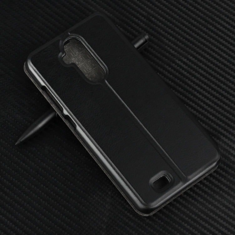 OCUBE Spring Texture Horizontal Flip Leather Case for Oukitel C12 / C12 Pro, with Holder