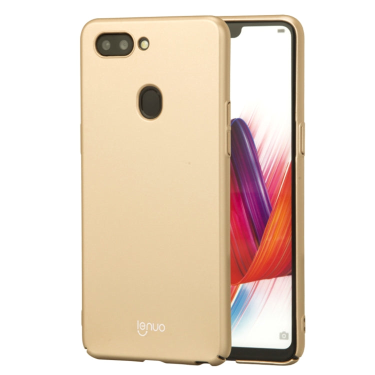 Lenuo Leshield Series for OPPO R15 PC Shockproof Protective Back Cover Case(Gold)
