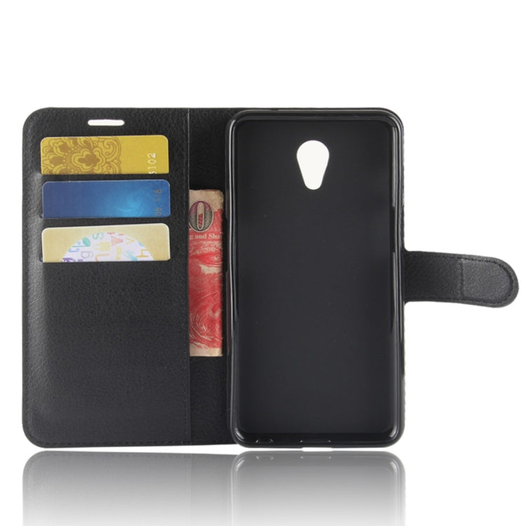 For Meizu Meilan M6s PU + TPU Litchi Texture Horizontal Flip Leather Case with Wallet & Holder & Card Slots