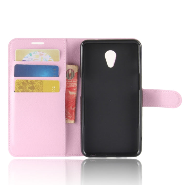 For Meizu Meilan M6s PU + TPU Litchi Texture Horizontal Flip Leather Case with Wallet & Holder & Card Slots