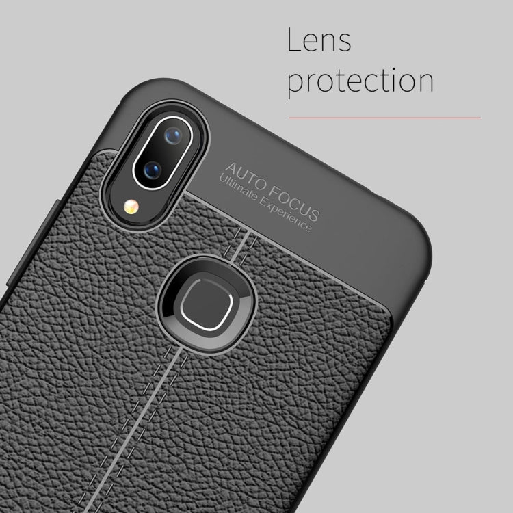 Litchi Texture TPU Protective Case for Vivo X21i