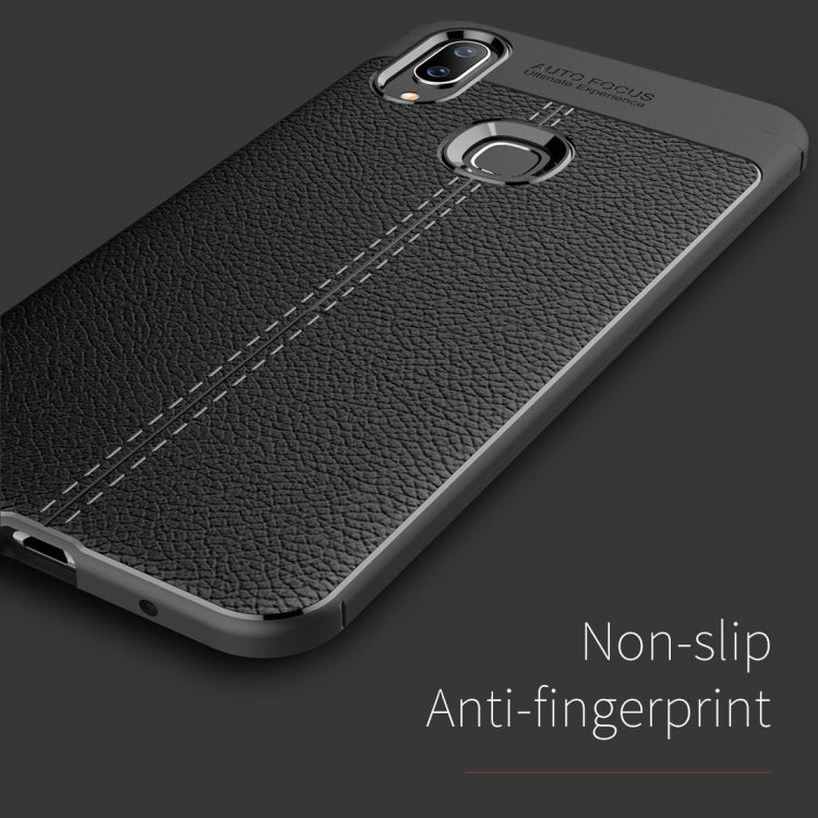 Litchi Texture TPU Protective Case for Vivo X21i