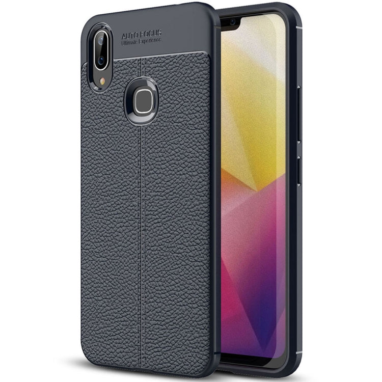 Litchi Texture TPU Protective Case for Vivo X21i