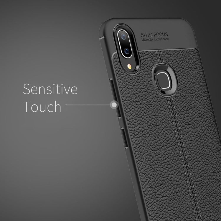 Litchi Texture TPU Protective Case for Vivo X21i